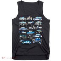 Police Car For Cop Vehicles SWAT Truck Tank Top thumb 0