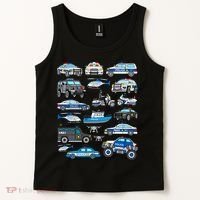 Police Car For Cop Vehicles SWAT Truck Tank Top thumb 2