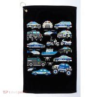Police Car For Cop Vehicles SWAT Truck Golf Towel thumb 0