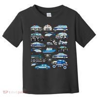 Police Car For Cop Vehicles SWAT Truck Toddler T-Shirt thumb 0