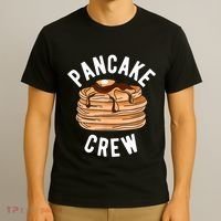 Pancake Crew Funny Pancake T-Shirt thumb 3