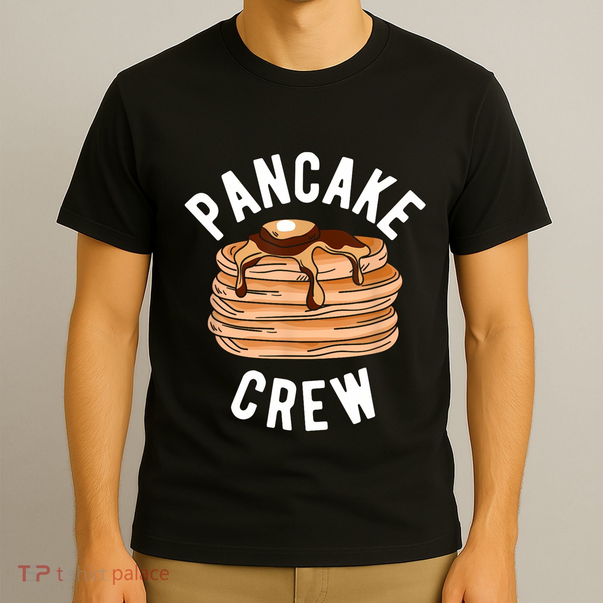 Pancake Crew Funny Pancake T-Shirt
