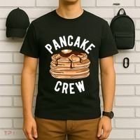 Pancake Crew Funny Pancake T-Shirt thumb 6