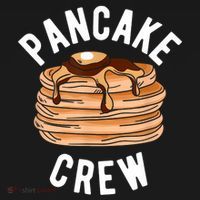 Pancake Crew Funny Pancake Button thumb 1