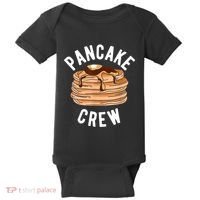 Pancake Crew Funny Pancake Baby Bodysuit thumb 0
