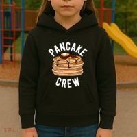 Pancake Crew Funny Pancake Kids Hoodie thumb 3