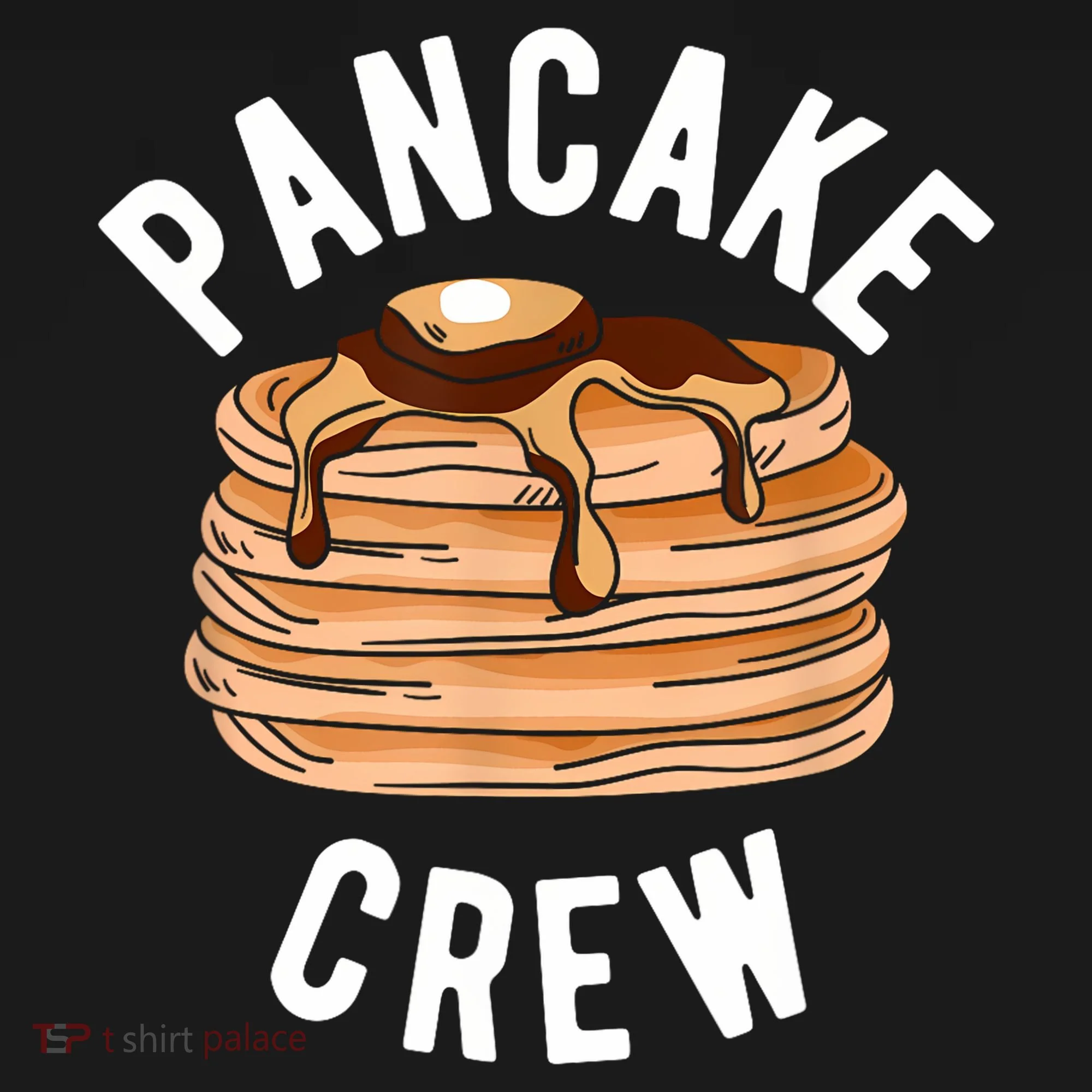 Pancake Crew Funny Pancake Kids Hoodie