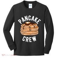 Pancake Crew Funny Pancake Kids Long Sleeve Shirt thumb 0