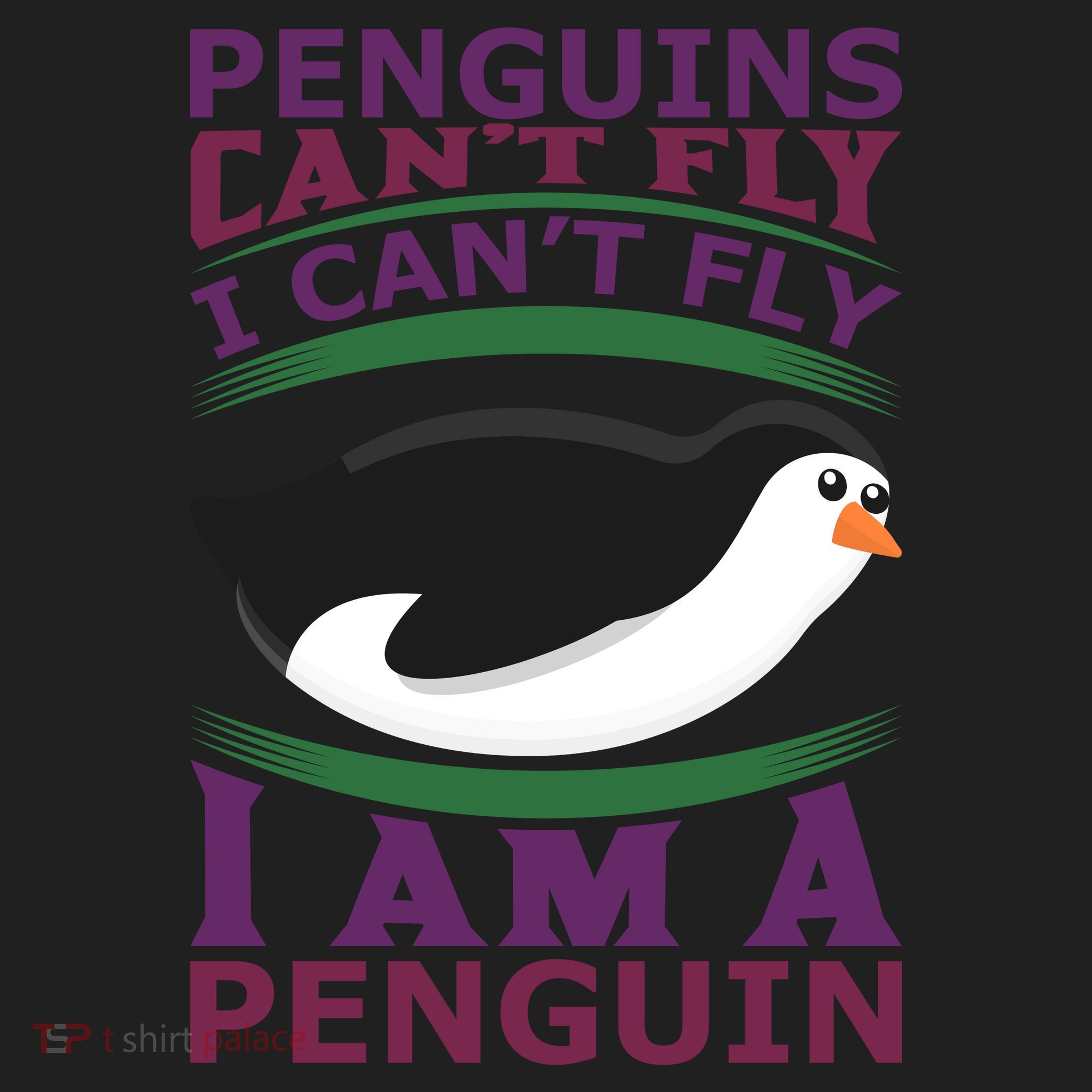 Penguins Can't Fly Fly I Am A Penguin Women's Sweatshirt