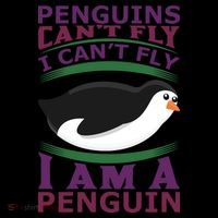 Penguins Can't Fly Fly I Am A Penguin Bucket Hat thumb 4