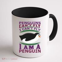 Penguins Can't Fly Fly I Am A Penguin Coffee Mug thumb 1