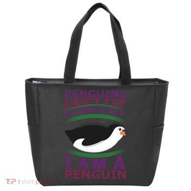 Penguins Can't Fly Fly I Am A Penguin Tote Bag