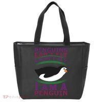 Penguins Can't Fly Fly I Am A Penguin Tote Bag thumb 0