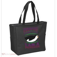 Penguins Can't Fly Fly I Am A Penguin Tote Bag thumb 2