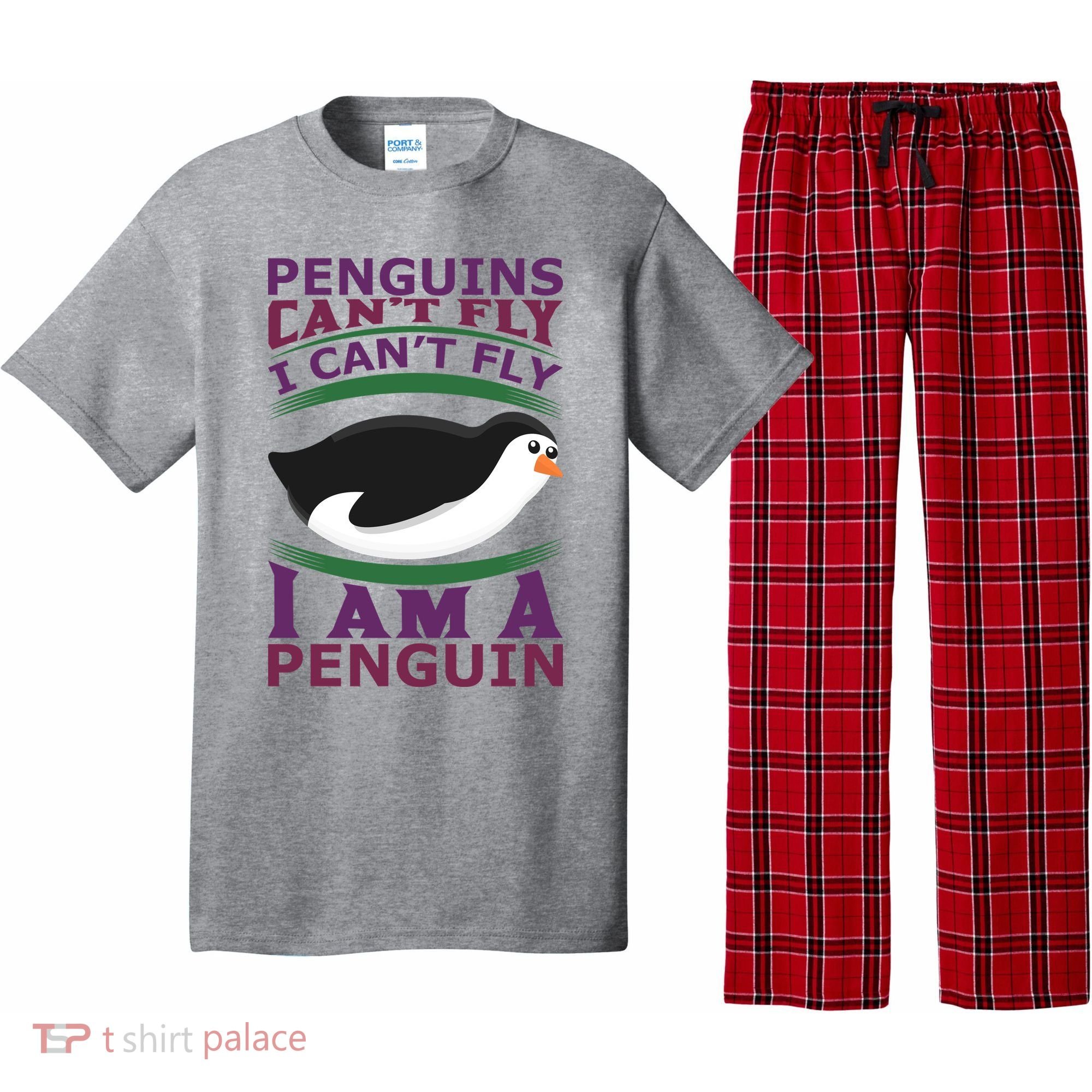 Penguins Can't Fly Fly I Am A Penguin Pajama Set