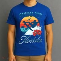 Panama City Florida Beach Surf Summer Vacation Vintage Meaningful Gift T-Shirt thumb 3
