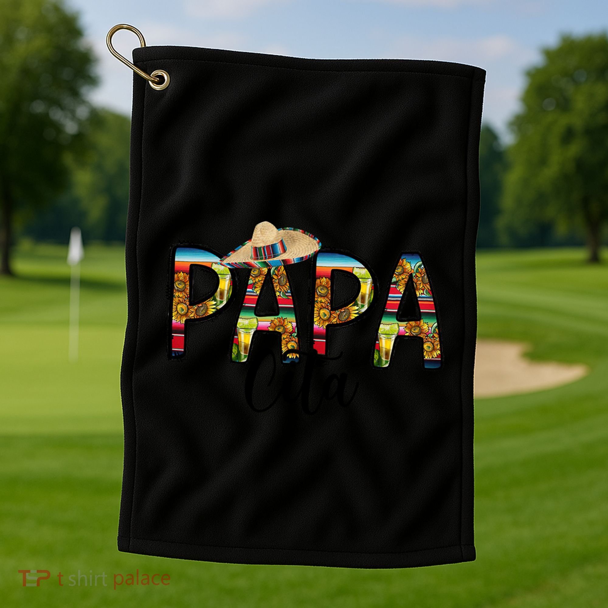 Papa Cito Funny Gift Golf Towel