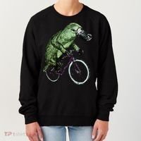 Platypus Cycling Funny Platypus Lover Platypus Bicycle Women's Sweatshirt thumb 0