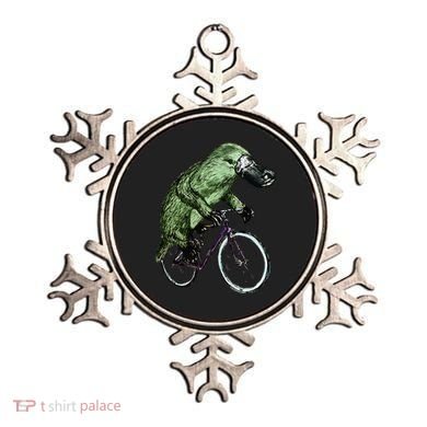 Platypus Cycling Funny Platypus Lover Platypus Bicycle Ornament