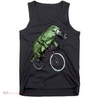 Platypus Cycling Funny Platypus Lover Platypus Bicycle Tank Top thumb 0