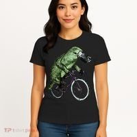 Platypus Cycling Funny Platypus Lover Platypus Bicycle Women's T-Shirt thumb 4