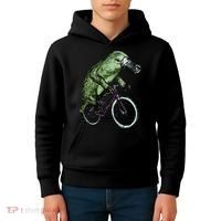 Platypus Cycling Funny Platypus Lover Platypus Bicycle Kids Hoodie thumb 4