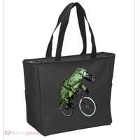 Platypus Cycling Funny Platypus Lover Platypus Bicycle Tote Bag thumb 2