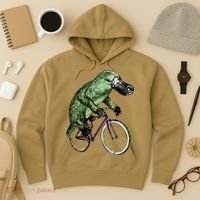 Platypus Cycling Funny Platypus Lover Platypus Bicycle Hoodie thumb 3