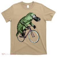 Platypus Cycling Funny Platypus Lover Platypus Bicycle T-Shirt thumb 0