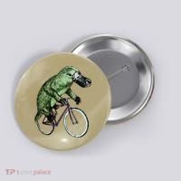 Platypus Cycling Funny Platypus Lover Platypus Bicycle Button thumb 0