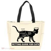 Petting Chart For A Cat Funny How To Pet A Cat Meme Tote Bag thumb 0
