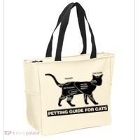 Petting Chart For A Cat Funny How To Pet A Cat Meme Tote Bag thumb 2