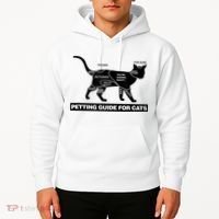 Petting Chart For A Cat Funny How To Pet A Cat Meme Hoodie thumb 2