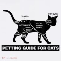 Petting Chart For A Cat Funny How To Pet A Cat Meme Hoodie thumb 7