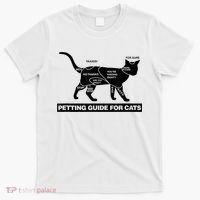 Petting Chart For A Cat Funny How To Pet A Cat Meme T-Shirt thumb 0