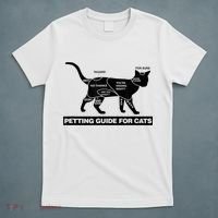 Petting Chart For A Cat Funny How To Pet A Cat Meme T-Shirt thumb 5