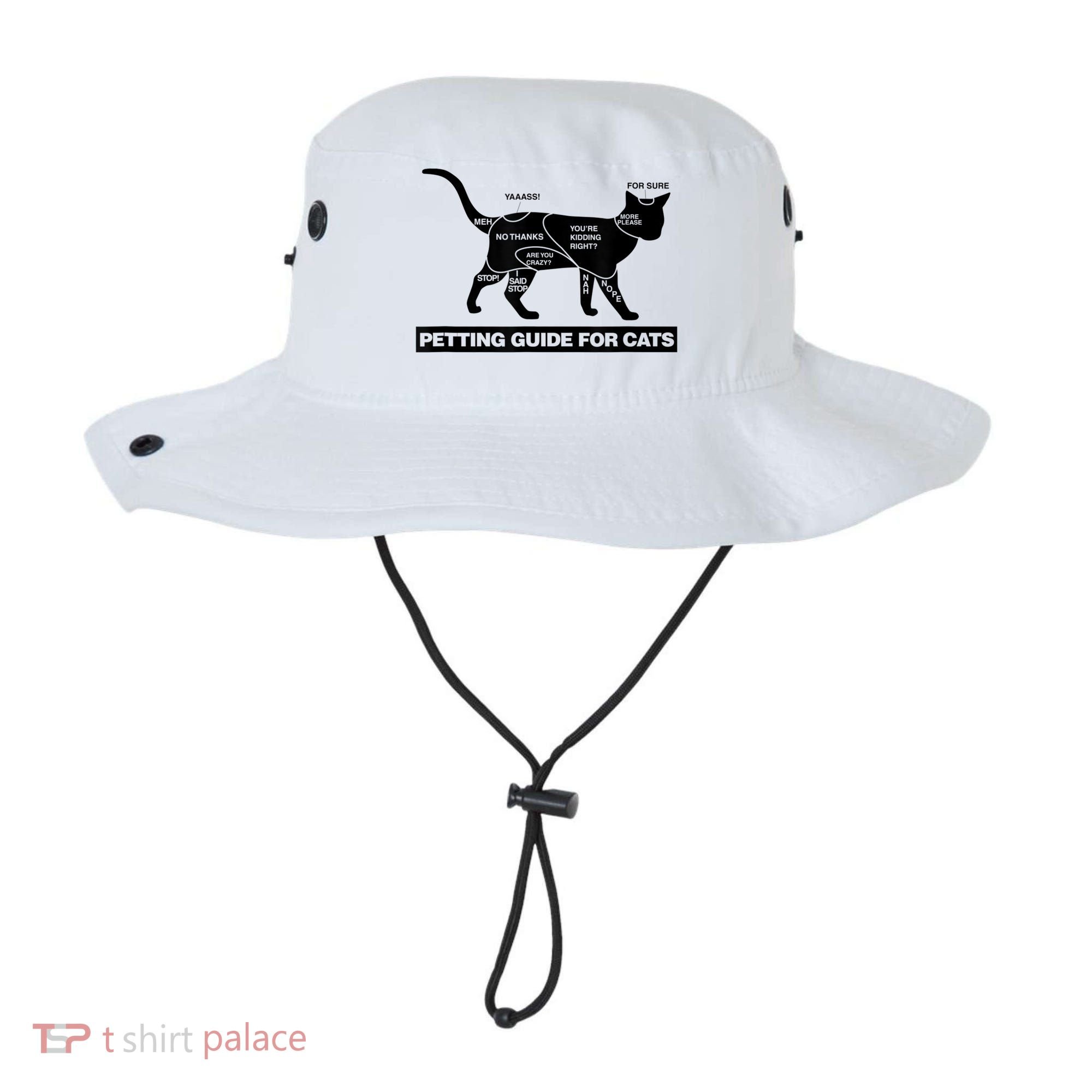 Petting Chart For A Cat Funny How To Pet A Cat Meme Bucket Hat