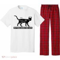 Petting Chart For A Cat Funny How To Pet A Cat Meme Pajama Set thumb 0