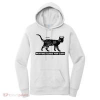 Petting Chart For A Cat Funny How To Pet A Cat Meme Women's Hoodie thumb 0