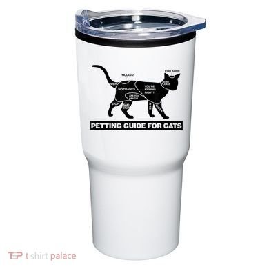 Petting Chart For A Cat Funny How To Pet A Cat Meme Tumbler