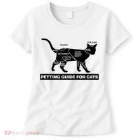 Petting Chart For A Cat Funny How To Pet A Cat Meme Women's T-Shirt thumb 0