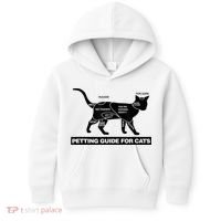 Petting Chart For A Cat Funny How To Pet A Cat Meme Kids Hoodie thumb 0