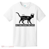 Petting Chart For A Cat Funny How To Pet A Cat Meme Kids T-Shirt thumb 0