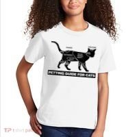 Petting Chart For A Cat Funny How To Pet A Cat Meme Kids T-Shirt thumb 2