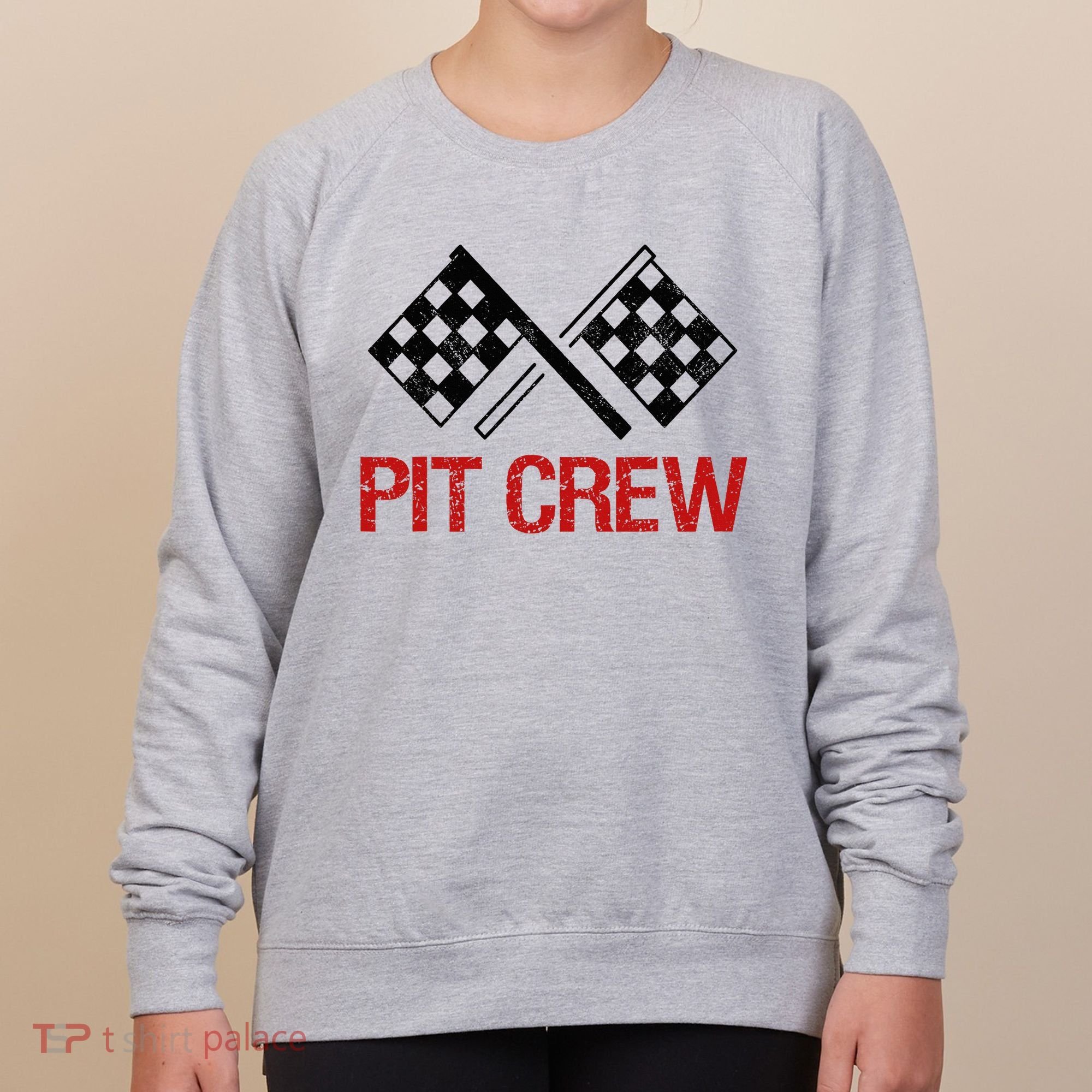 Pit Crew For Racing Car Parties Women's Sweatshirt