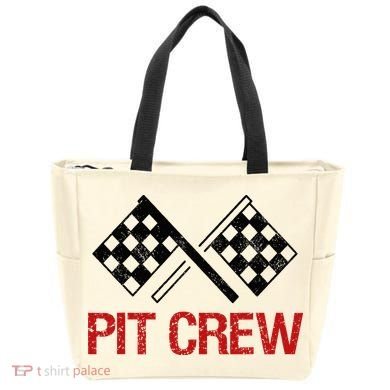 Pit Crew For Racing Car Parties Tote Bag
