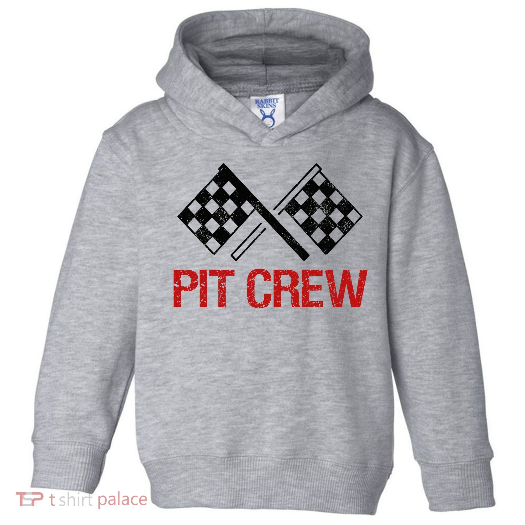 Pit Crew For Racing Car Parties Toddler Hoodie