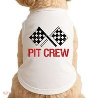 Pit Crew For Racing Car Parties Doggie Tank thumb 0