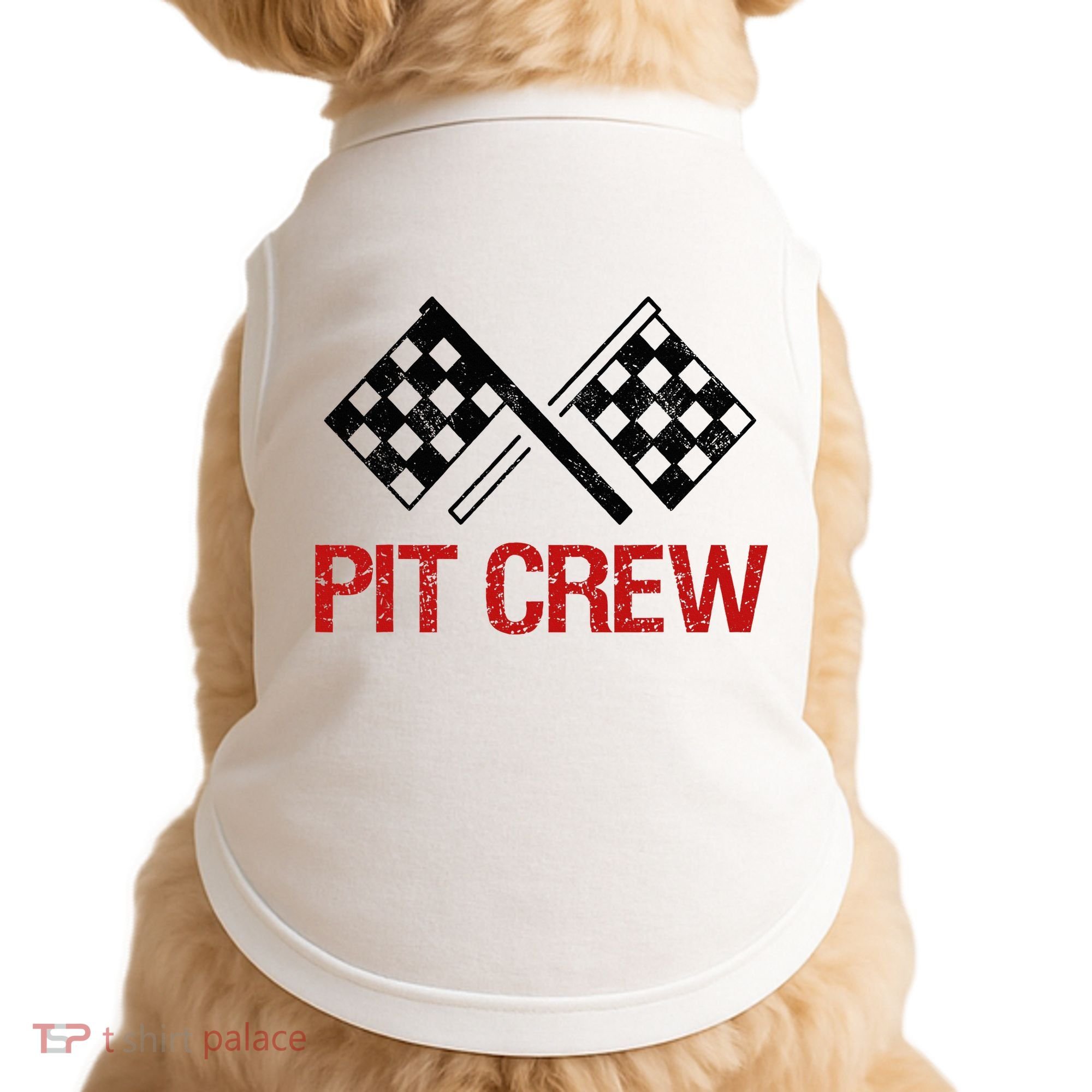 Pit Crew For Racing Car Parties Doggie Tank