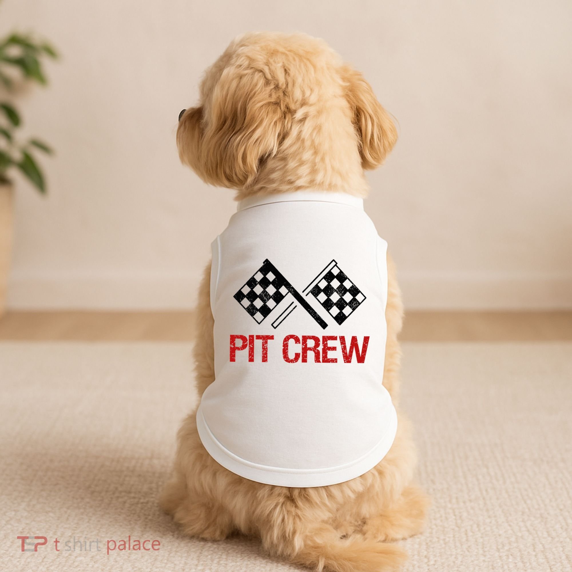 Pit Crew For Racing Car Parties Doggie Tank